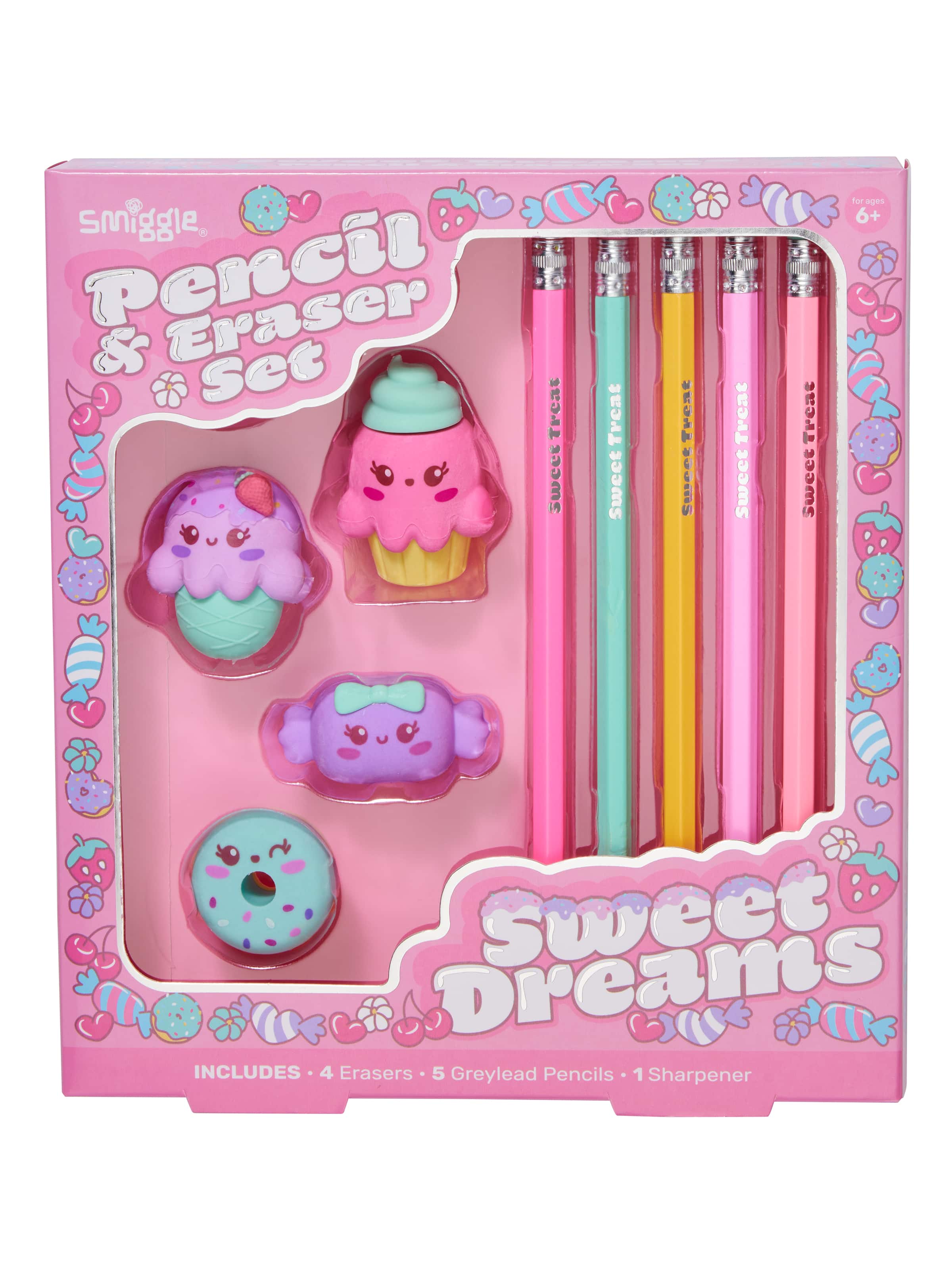 Smiggle - Vision Eraser Pencil Case Set