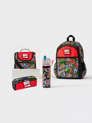 Smiggle - Marvel 4-Piece School Bag Set