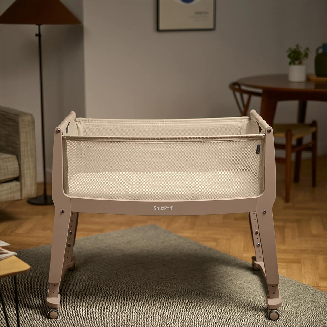 SnuzPod Studio Bedside Crib - Milan-Bedside Cribs-Milan-One Size | Natural Baby Shower