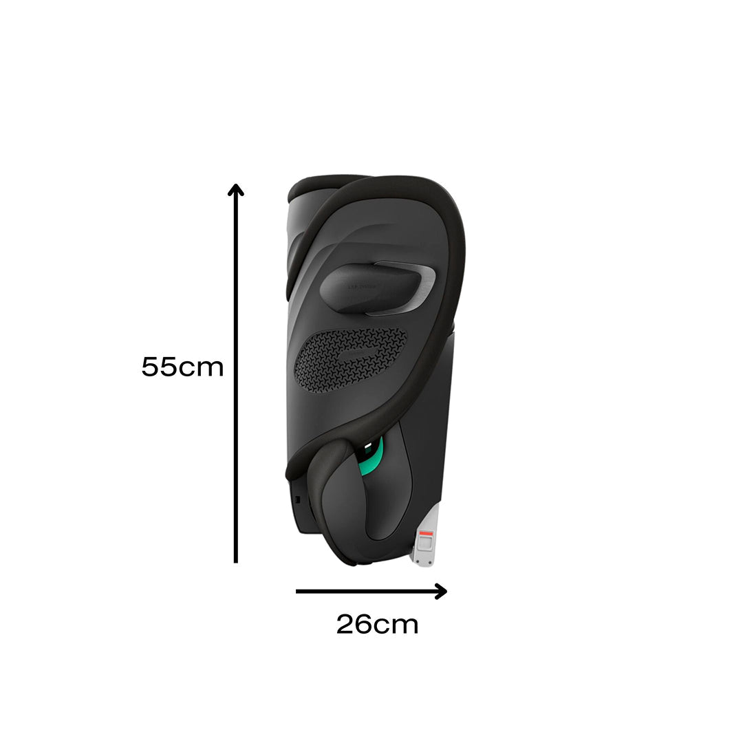 CYBEX Solution G2 Plus Car Seat - Moon Black-Car Seats-Moon Black- | Natural Baby Shower