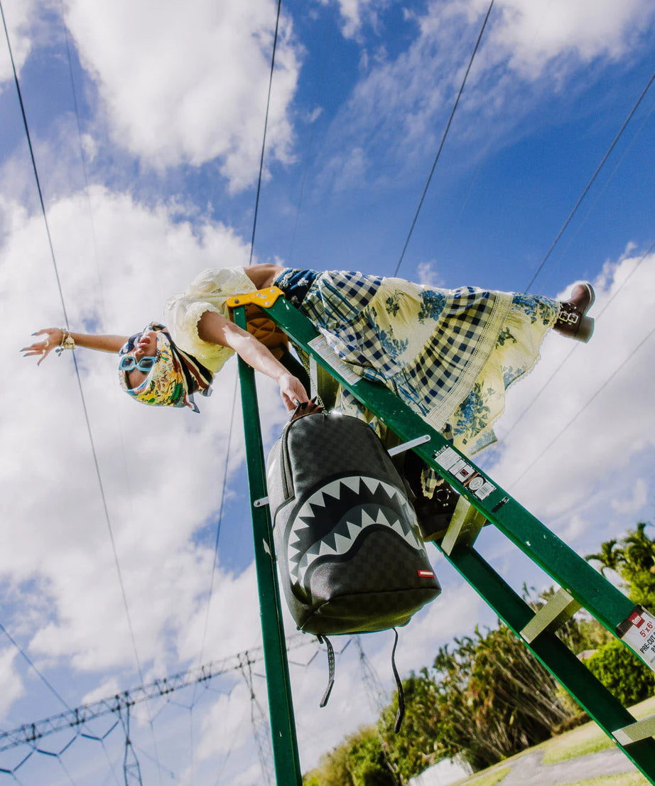 Sprayground - Lights Out Shark Backpack in Paris