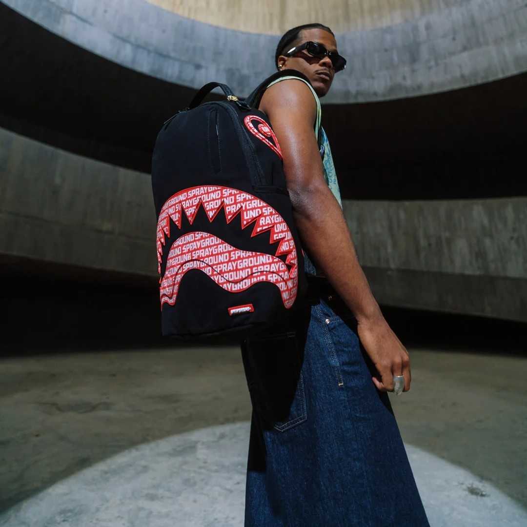 Sprayground - Logo Mouth Core Dlx Cotton Backpack