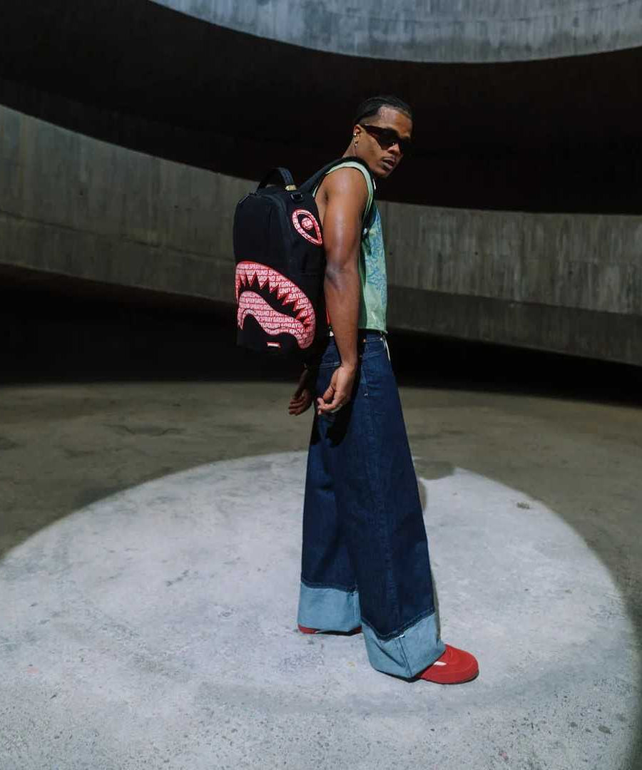 Sprayground - Logo Mouth Core Dlx Cotton Backpack