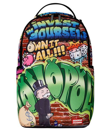 Sprayground - Monopoly Man Graffiti Dlxr Backpack