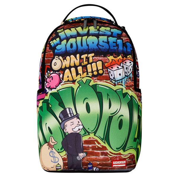 Sprayground - Monopoly Man Graffiti Dlxr Backpack