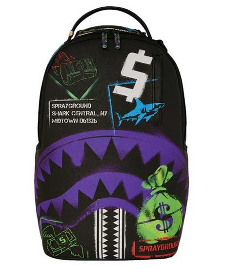 Sprayground - Shark Central Stencils Dlxsv Backpack