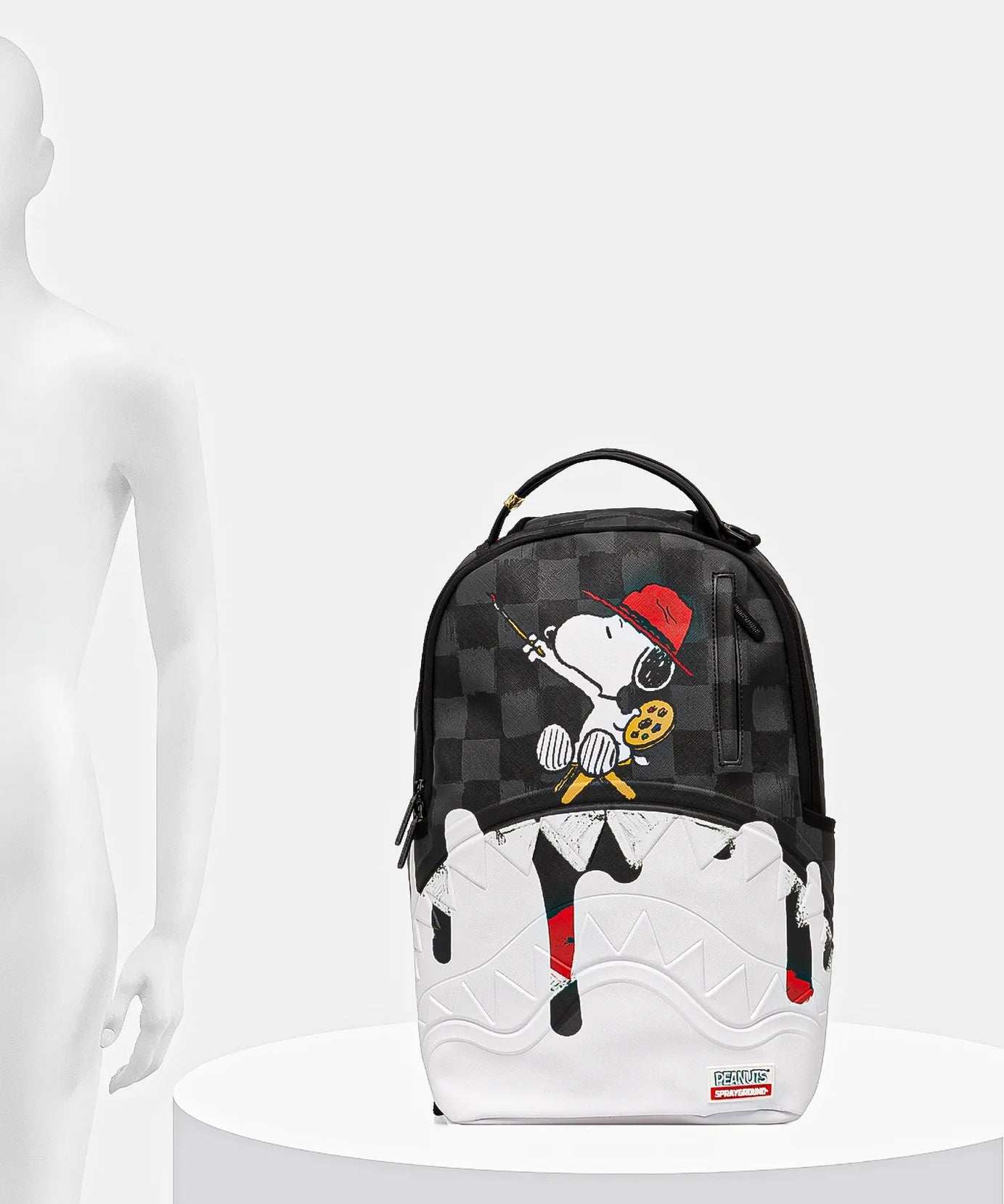Sprayground - Snoopy Painting Shark Dlxsv Backpack