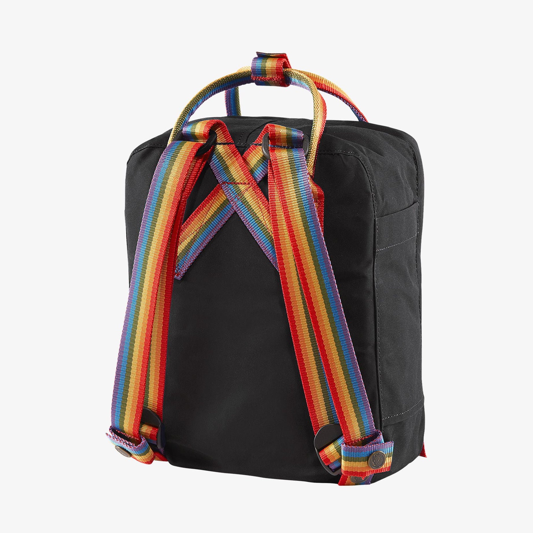 Fjällräven Kånken - Rainbow Mini Unisex Black Backpack