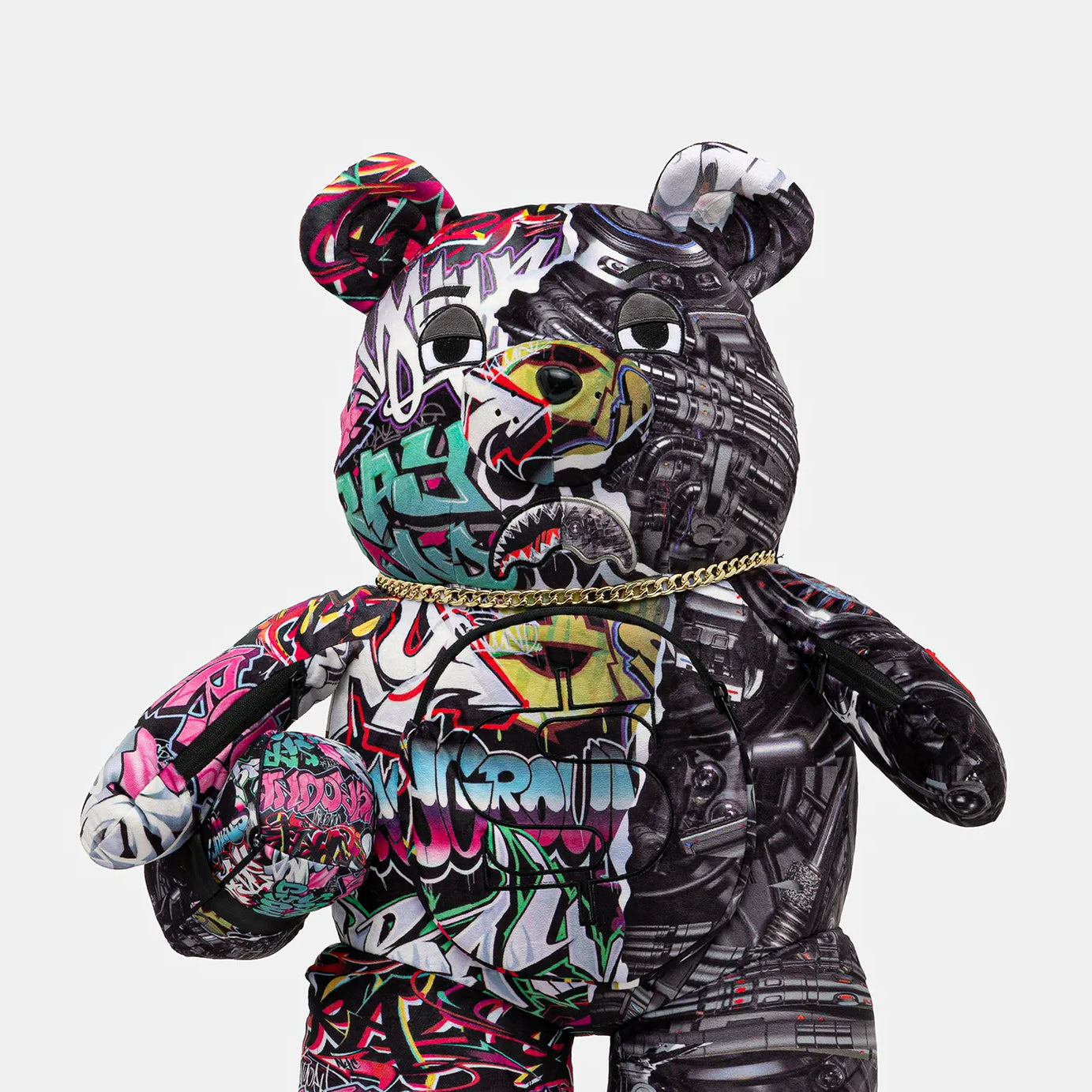 Sprayground - Split Cybershark Bear Teddy Backpack