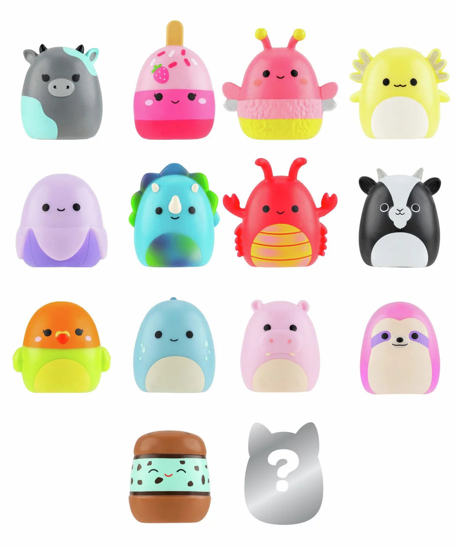 Squishmallows - Squish-a-longs 14 Figure + Ring Set + 4 Accessory Special Series Toy