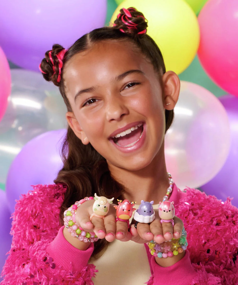 Squishmallows - Squish-a-longs 14 Figure + Ring Set + 4 Accessory Special Series Toy