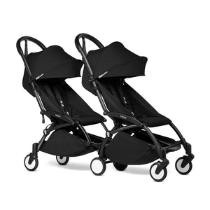 Stokke YOYO3 Stroller from 6 + for twins-Strollers-Black-Black | Natural Baby Shower