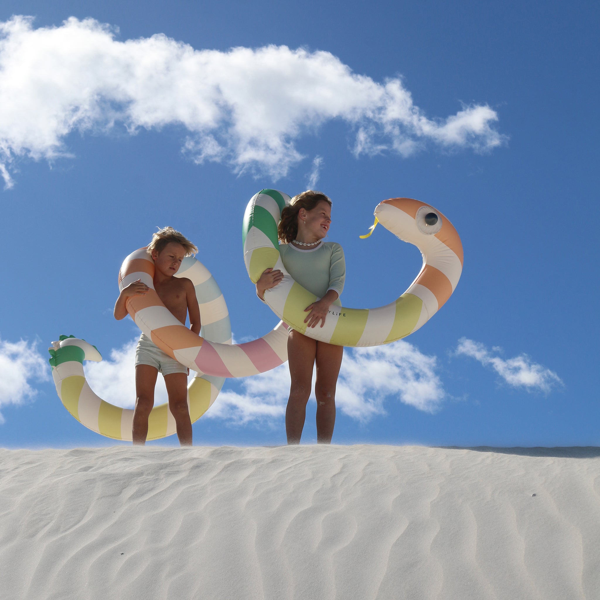 Sunnylife - Giant Snake Inflatable Pool Fun and Bed