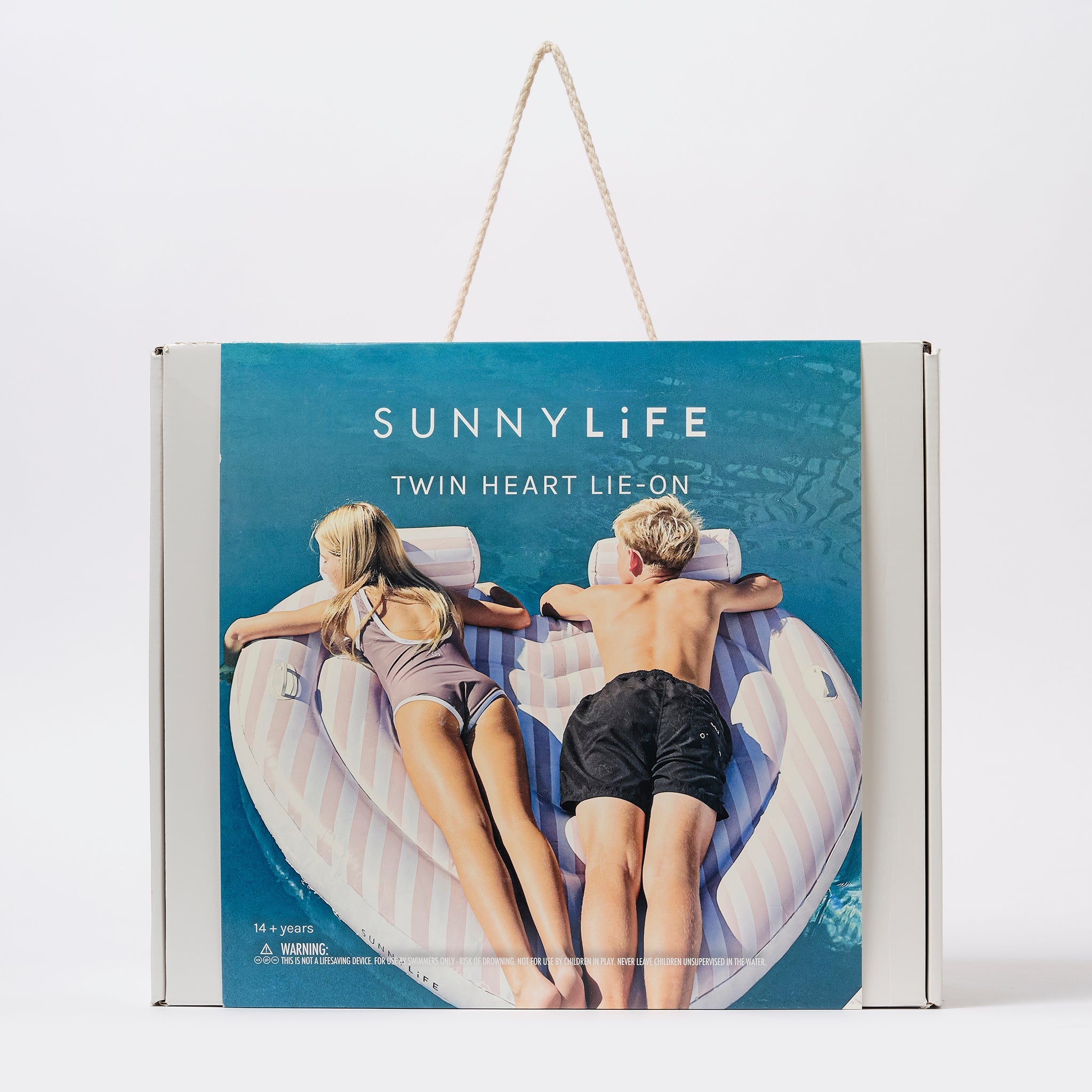 Sunnylife - Stole My Heart Double Inflatable Pool and Sea Bed
