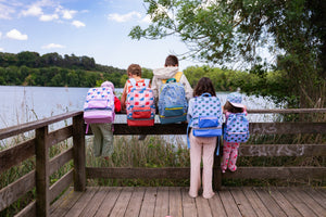 The Cotton Cloud - Dancing Hearts Nutritional Eyewear School Backpack