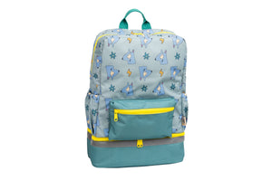 The Cotton Cloud - Funky Dogs Feeding Eyeglass School Backpack