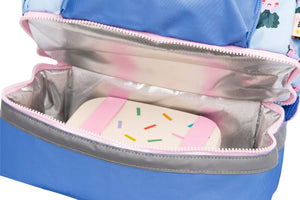 The Cotton Cloud - Funky Dogs Feeding Eyeglass School Backpack