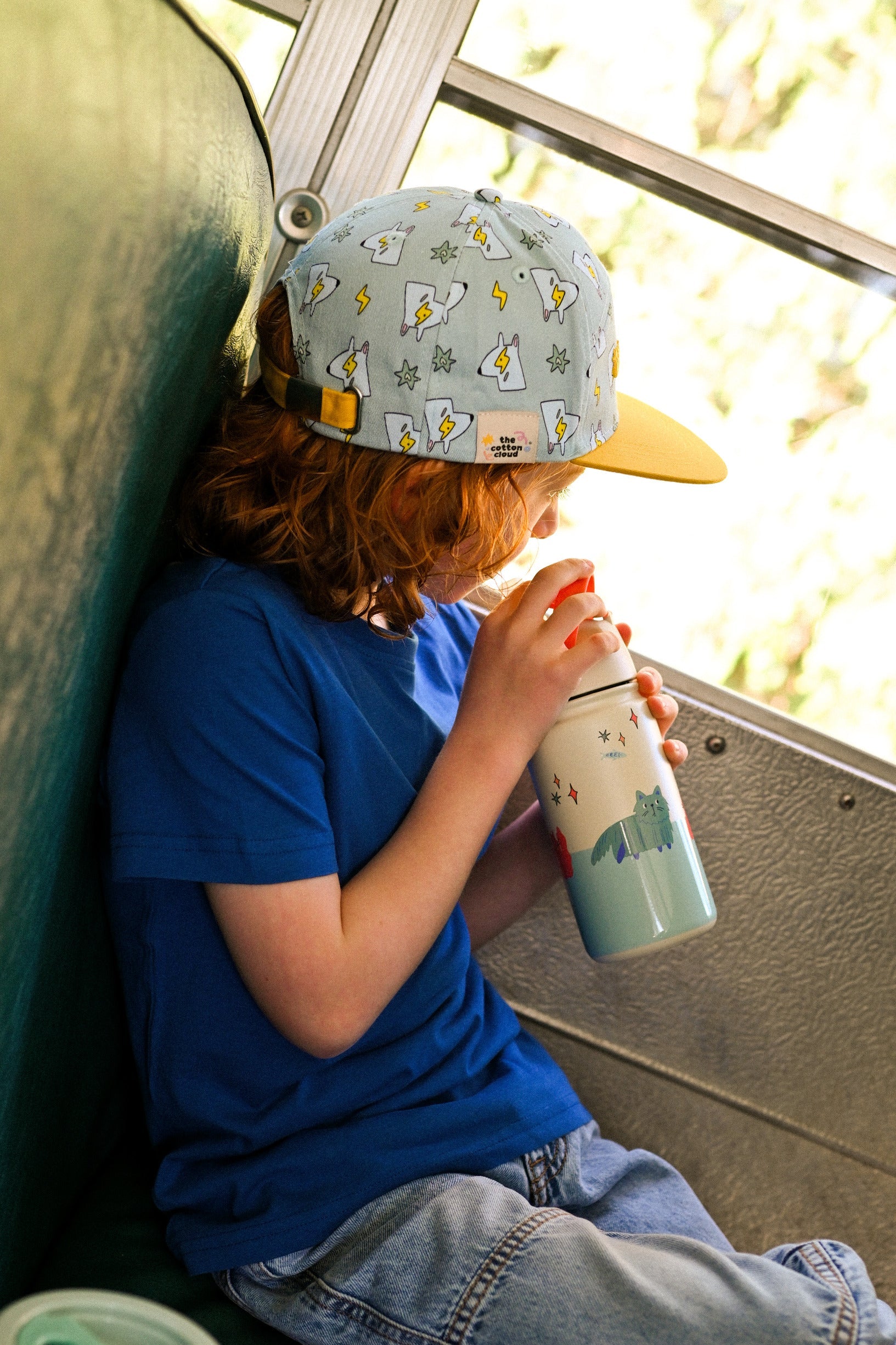 The Cotton Cloud - Meowful Cats 420ML Stainless Steel Hidden Straw Water Bottle