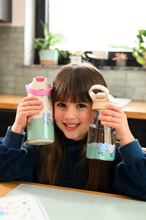 The Cotton Cloud - Meowful Cats 420ML Stainless Steel Hidden Straw Water Bottle