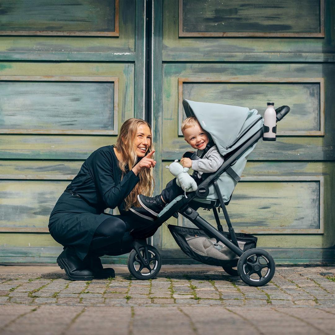 Thule Spring 2 City Stroller - Black-strollers-Black- | Natural Baby Shower