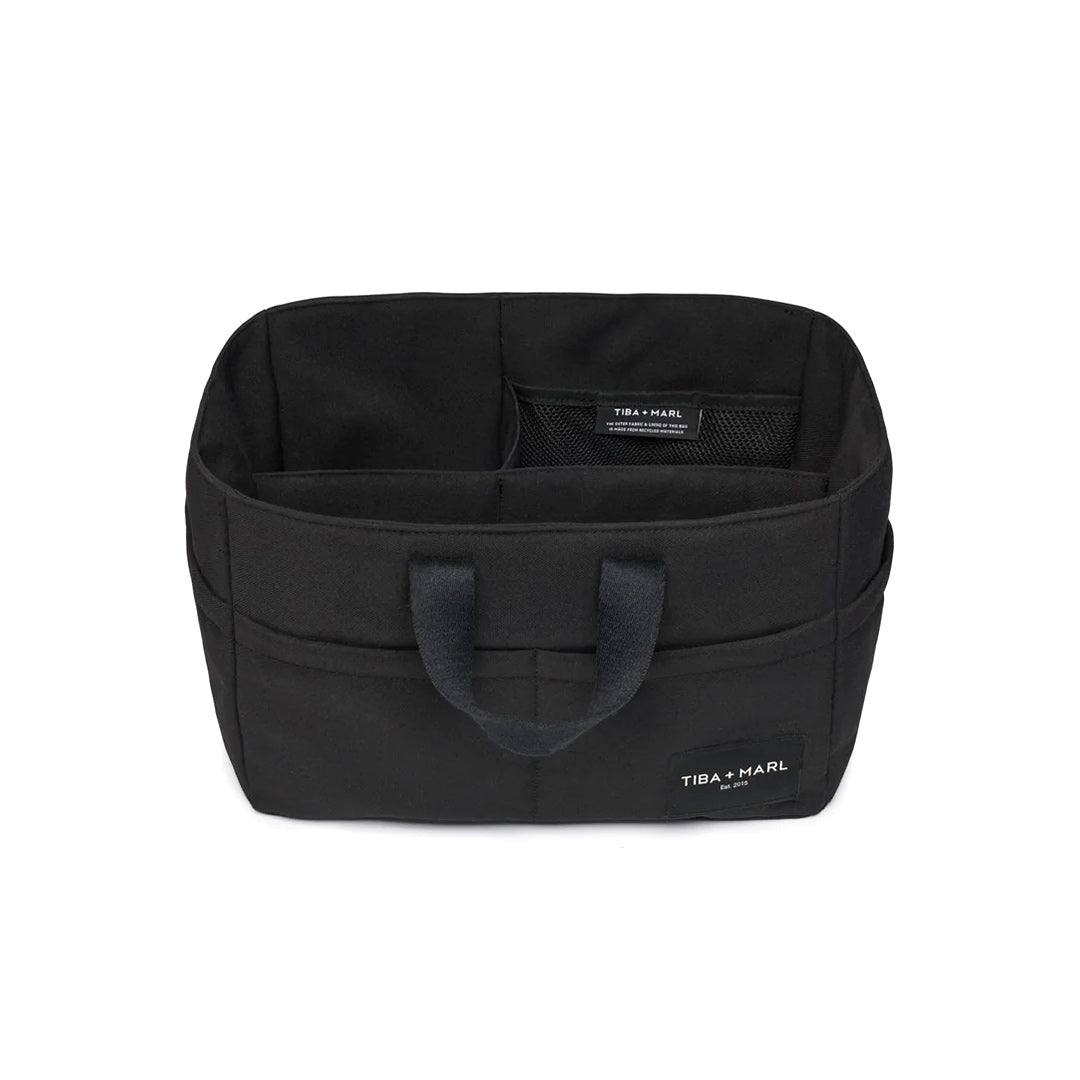 Tiba + Marl Canvas Caddy - Black-Changing Bags-Black- | Natural Baby Shower