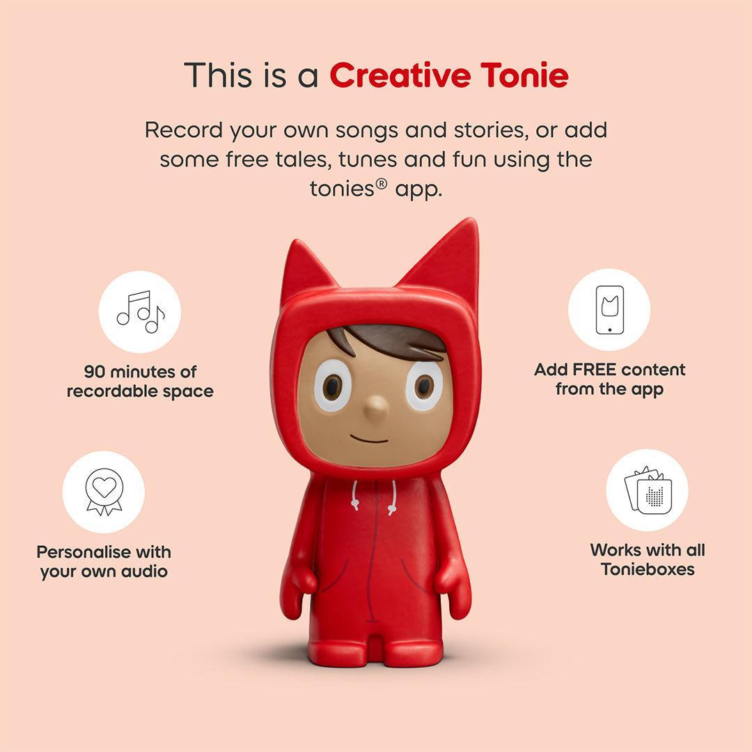 Tonies Toniebox 2 Starter Bundle | Create your Own (7pc)-Audio Players- | Natural Baby Shower