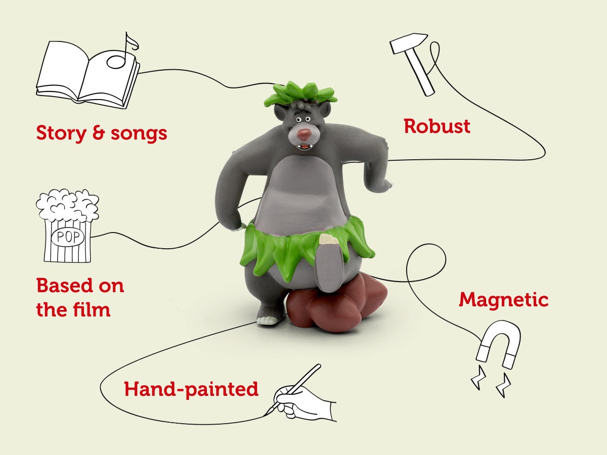 Tonies - Disney The Jungle Book English Audio Figure