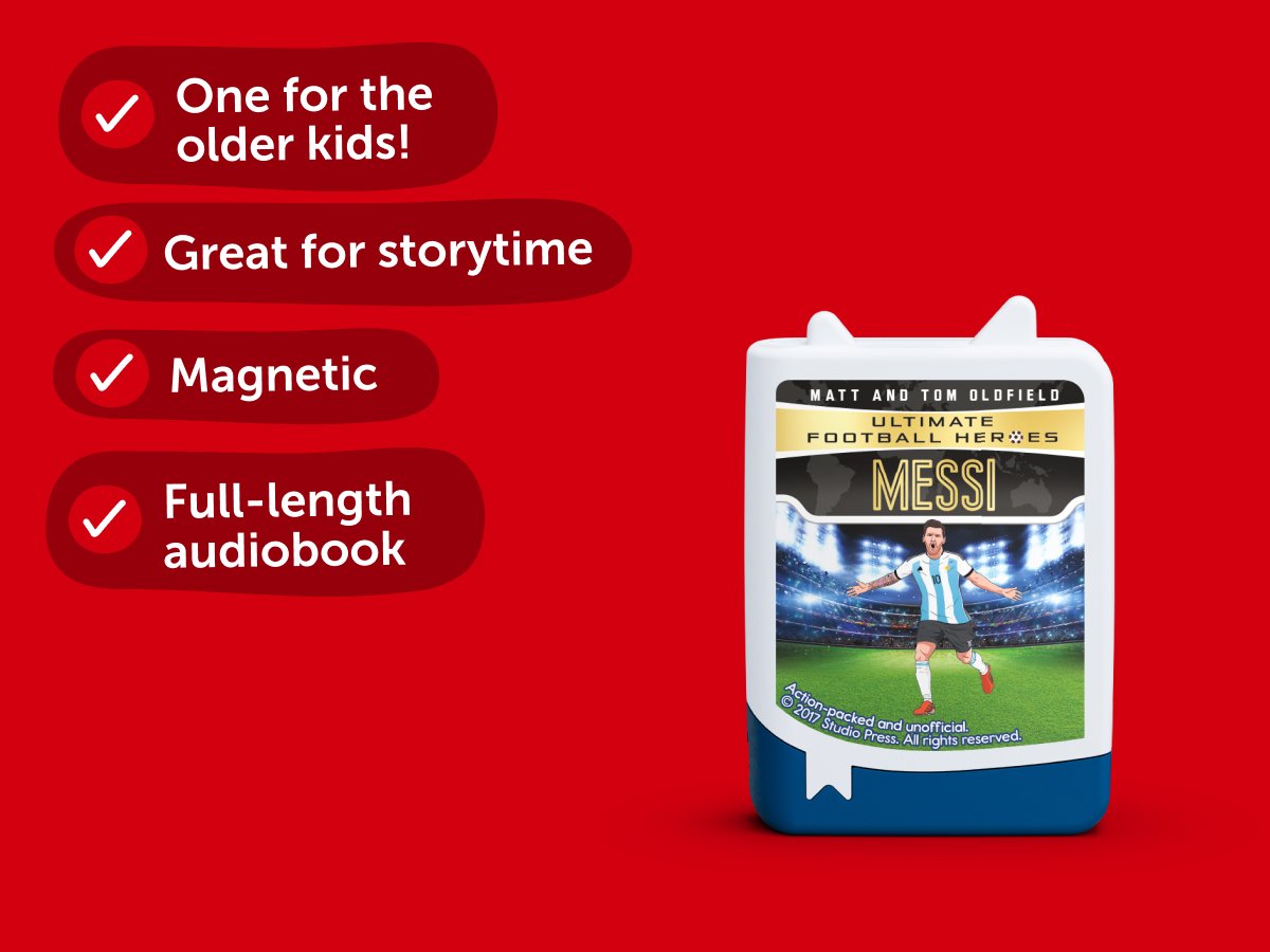 Tonies - Best Football Heroes: Lionel Messi English Voice Figure