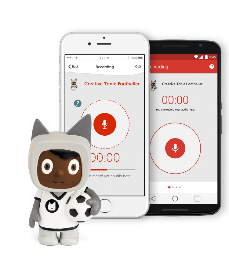 Tonies - Footballer Creative Voice Recording Figure