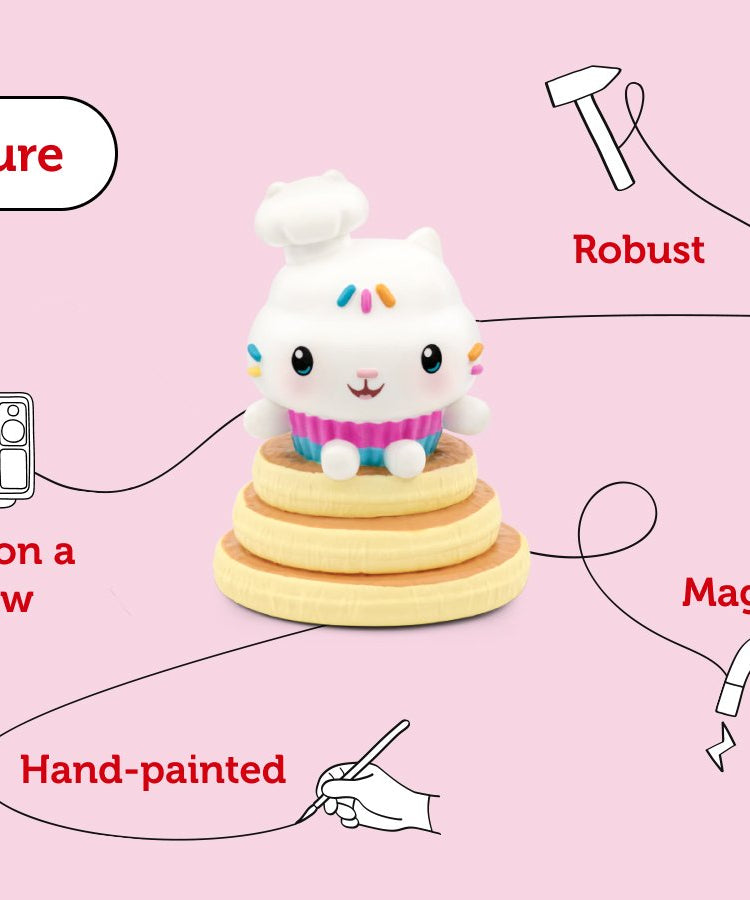 Tonies - Gabby's Dollhouse Cakey Cat English Voice Figure