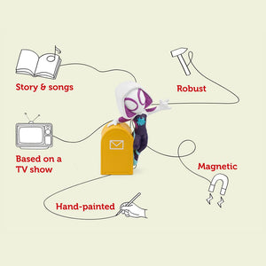 Tonies Marvel Spider-Man - Ghost Spider-Audio Player Cards + Characters- | Natural Baby Shower