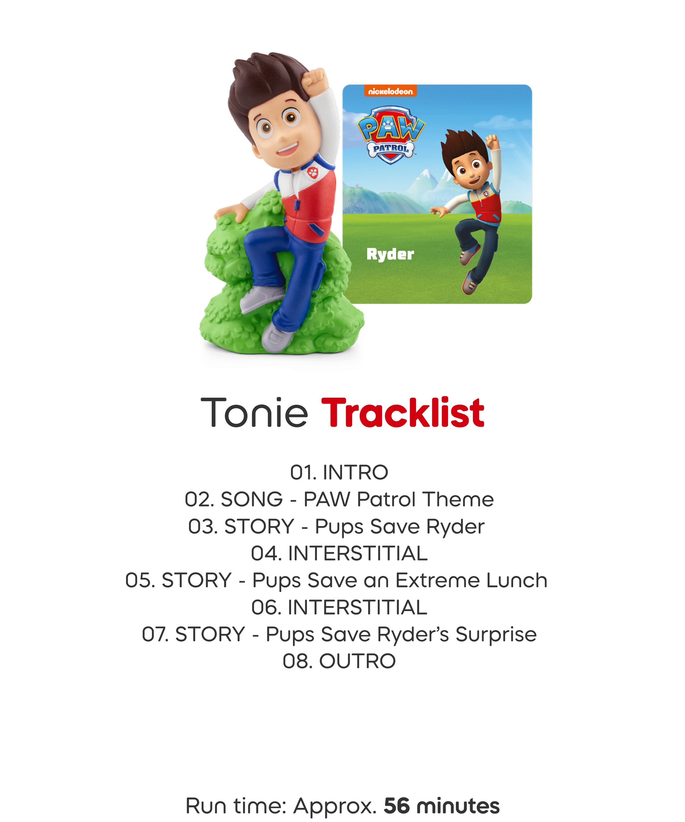 Tonies - PAW Patrol Ryder English Voice Figure