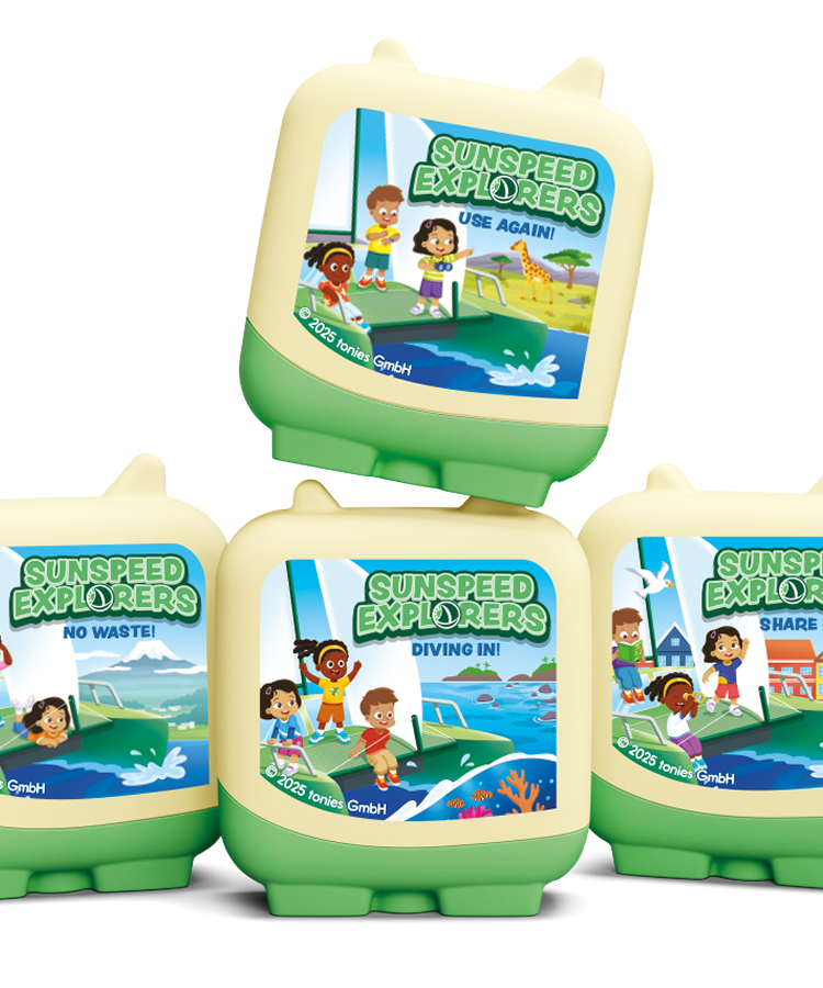 Tonies - Sunspeed Explorers 4 Pieces Set English Audio Figure