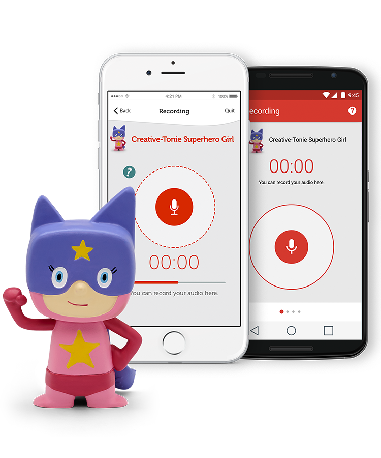 Tonies - Superhero Girl Creative Voice Recording Figure