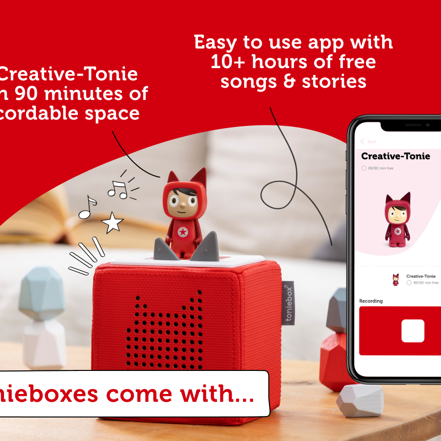 Tonies - Toniebox 1 Red Starter Set Box