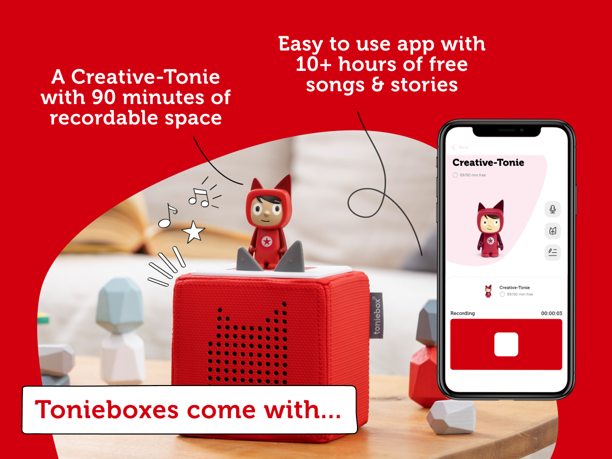 Tonies - Toniebox 1 Red Starter Set Box