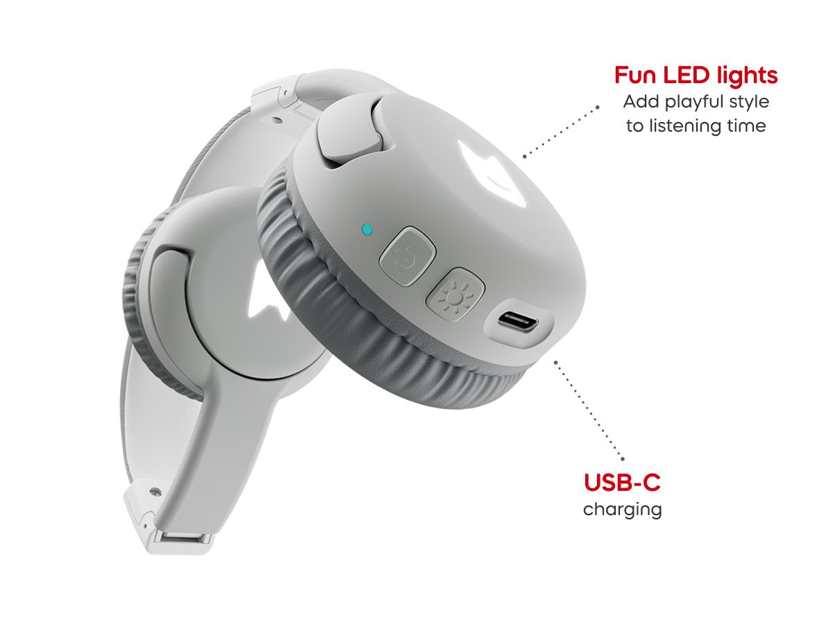 Tonies - Toniebox 2 Bluetooth Grey Foldable Kids Headphones