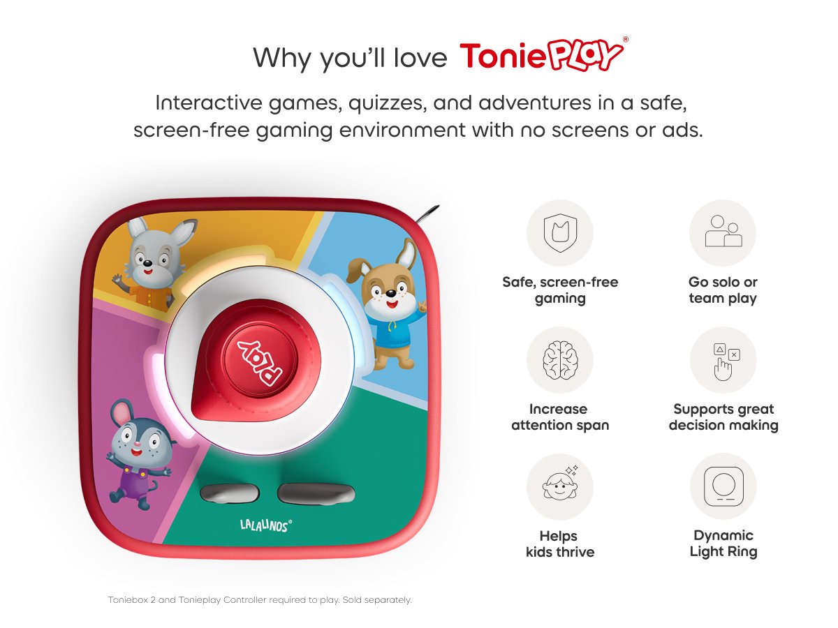 Tonies - Tonieplay Lalalinos: Your Day at Bumbaloo! English Toniebox 2 Game