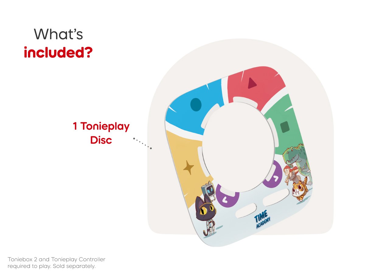 Tonies - Tonieplay Time Academy English Toniebox2 Game