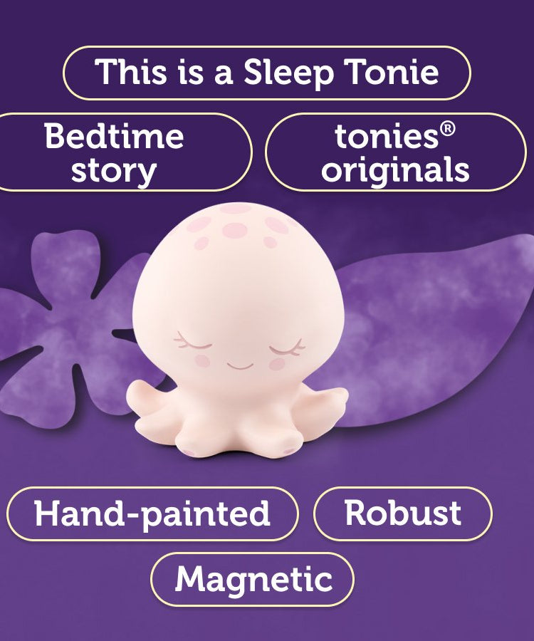 Tonies - Sleepy Friends Sleepy Octopus - A Bedtime Story from the Ocean English Audio Figure