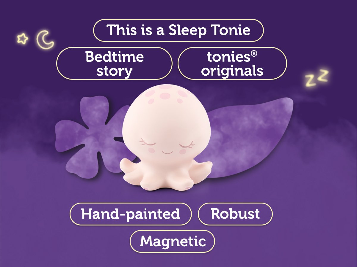 Tonies - Sleepy Friends Sleepy Octopus - A Bedtime Story from the Ocean English Audio Figure