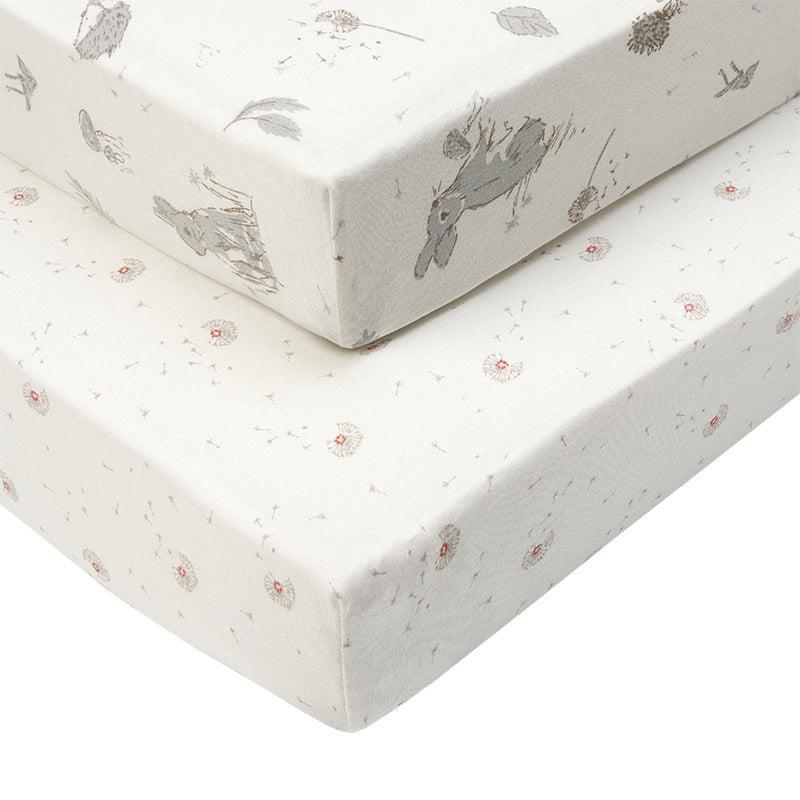 Tutti Bambini Cot Fitted Sheets - 2 Pack - Cocoon-Sheets-Cocoon- | Natural Baby Shower