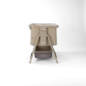 Tutti Bambini Cozee Air 2 Bedside Crib - Soft Walnut / Cocoa-Cribs-Soft Walnut / Cocoa- | Natural Baby Shower