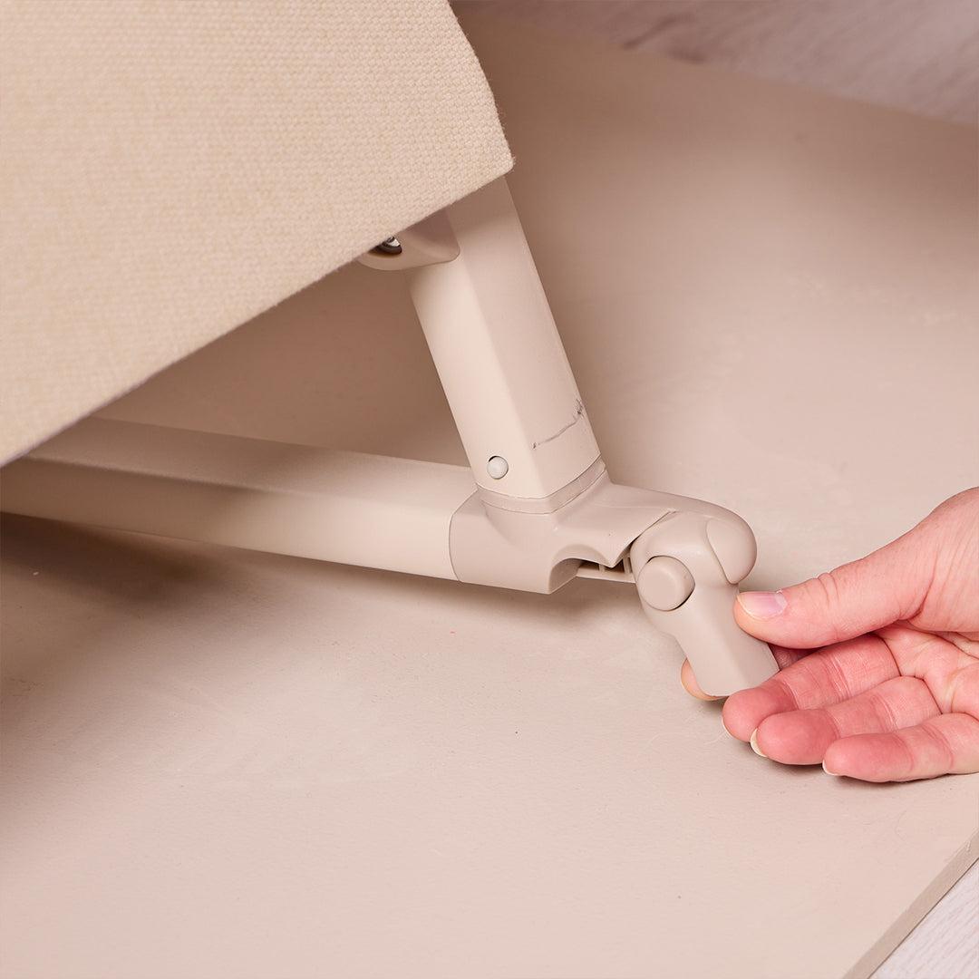 Tutti Bambini Cozee Air 2 Bedside Crib - Toasted Oak / Sand-Cribs-Toasted Oak / Sand- | Natural Baby Shower