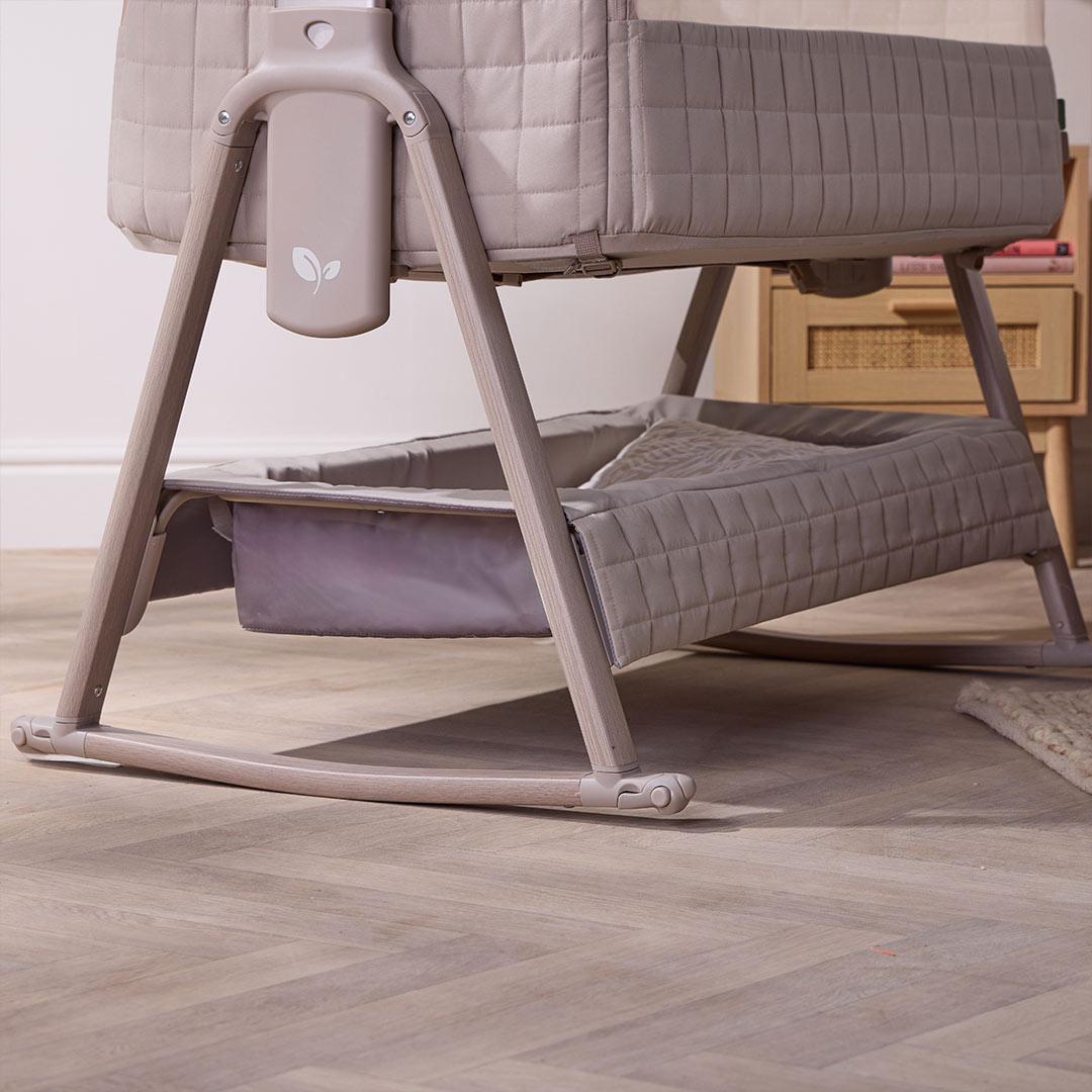 Tutti Bambini Cozee Sense Bedside Crib - Soft Walnut / Cocoa-Cribs-Soft Walnut / Cocoa- | Natural Baby Shower