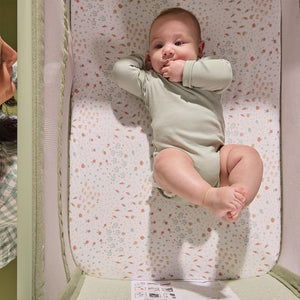 Tutti Bambini Cozee Zen Bedside Crib - Eucalyptus-Cribs-Eucalyptus- | Natural Baby Shower