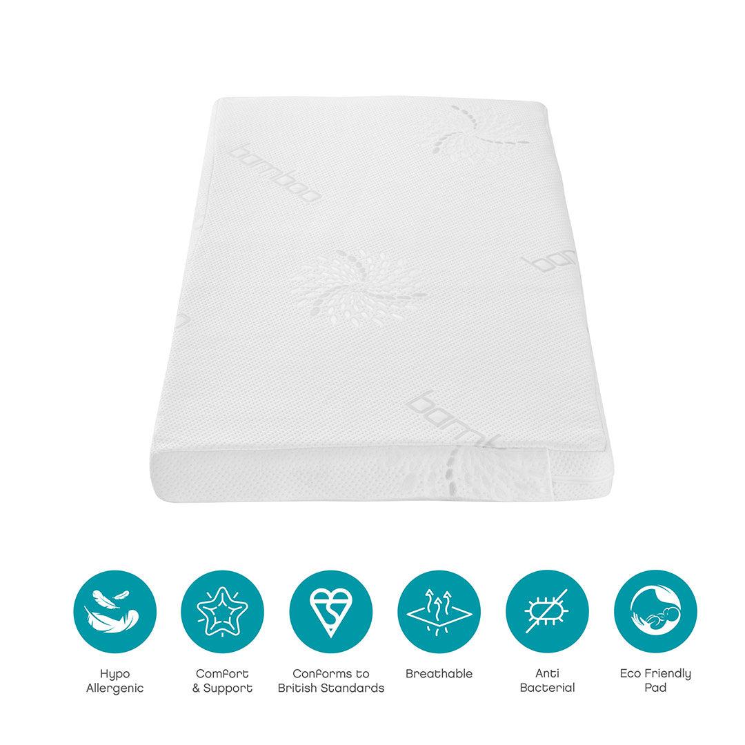 Tutti Bambini Natural Coir Fibre Cot Mattress-Mattresses-120x60cm- | Natural Baby Shower