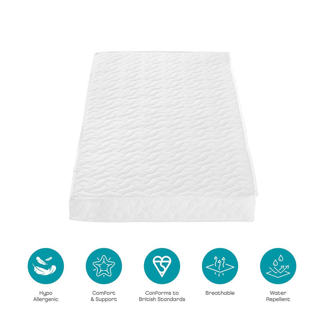 Tutti Bambini Pocket Sprung Cot Mattress-Mattresses-120x60cm- | Natural Baby Shower
