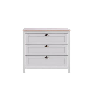 Tutti Bambini Verona 3 Piece Room Set - Dove Grey/Oak-Nursery Sets-Dove Grey/Oak-No Mattress | Natural Baby Shower