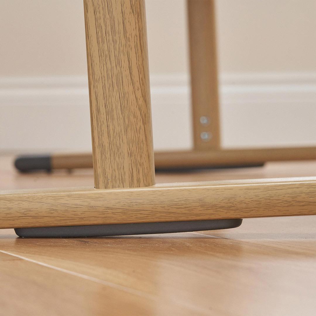 Tutti Bambini ZiZee Essential Crib - Oak/Charcoal-Bedside Cribs-Oak/Charcoal- | Natural Baby Shower